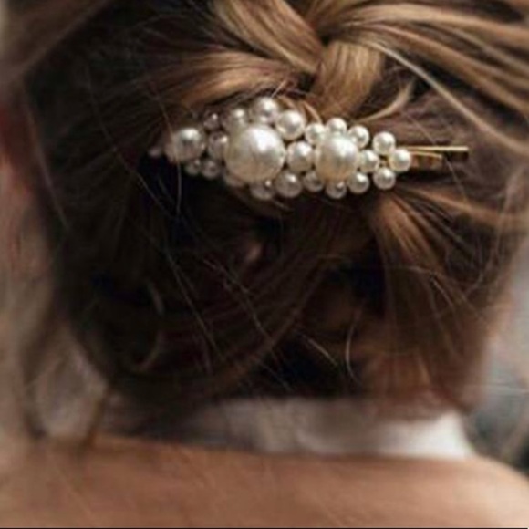 Pearls of wisdom hair clip barrette NWT - Picture 4 of 6